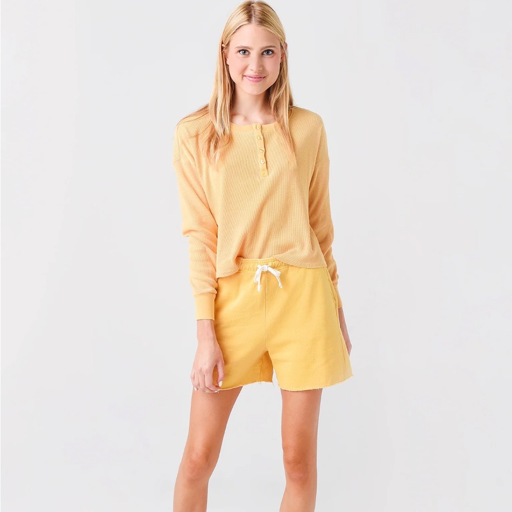 NWT Sundry Thermal Boxy Henley size 2